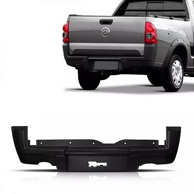 Para choque montana chevrolet de 2003 a 2010 traseiro liso e texturizado