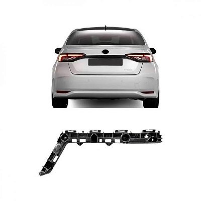 Suporte guia de para choque corolla toyota de 2020 a 2025 traseiro lado direito
