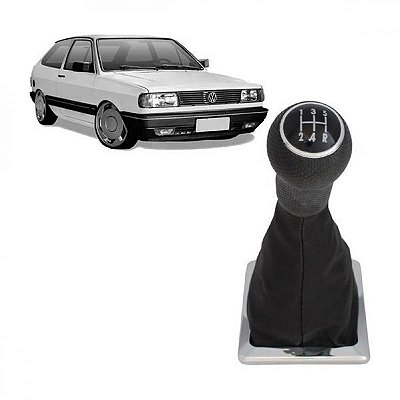 Coifa de câmbio gol volkswagen de 1989 a 1999 grafite encaixe pequeno com bola