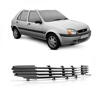 Grade de para choque fiesta ford de 1996 a 1999 dianteira central sem auxiliar