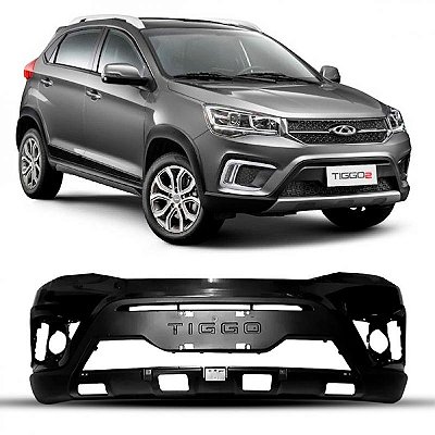 Para choque tiggo 2 chery de 2018 a 2022 dianteiro superior e inferior