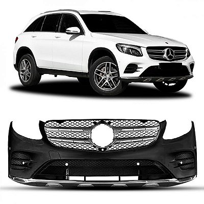 Para choque glc mercedes benz de 2016 a 2018 dianteiro completo amg