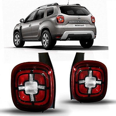 Lanterna duster renault de 2021 a 2023 traseira lado esquerdo sem LED