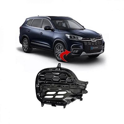 Grade lateral do para choque tiggo 8 chery de 2021 a 2025 dianteiro lado direito