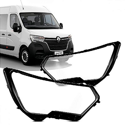 Lente de farol master renault de 2022 a 2025 lado esquerdo