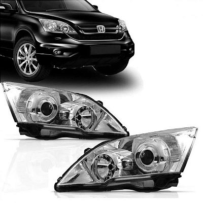 Farol crv honda de 2007 a 2011 lado direito elétrico com motor com projetor