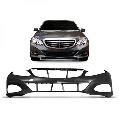 Para choque e320 mercedes benz de 2014 a 2016 dianteiro com furo para reboque e com furo para sensor