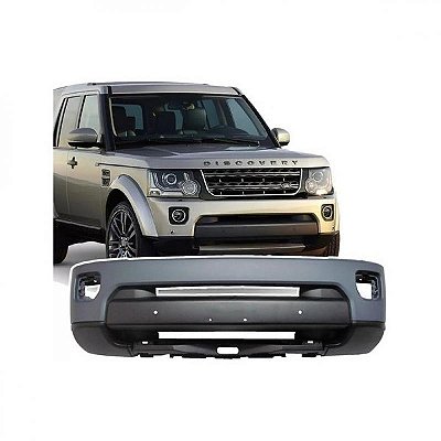 Para choque discovery 4 land rover de 2014 a 2017 dianteiro com furo para esguicho e com furo para sensor