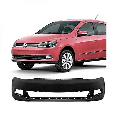 Para choque gol volkswagen de 2013 a 2016 dianteiro preto com furo geração seis