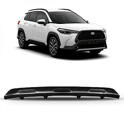 Moldura de para choque corolla cross toyota de 2021 a 2025 dianteira inferior