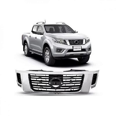 Grade do radiador frontier nissan de 2017 a 2021 cromada