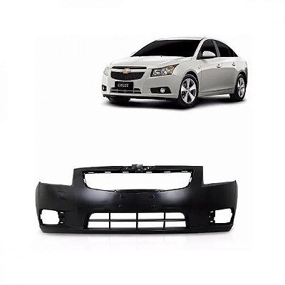 Para choque cruze chevrolet de 2011 a 2014 dianteiro sedã com grade central