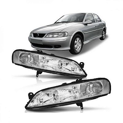 Farol vectra chevrolet de 2000 a 2005 lado esquerdo cromado
