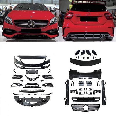 Conjunto de carroceria a200 mercedes benz de 2013 a 2018 hatchback para a45 AMG
