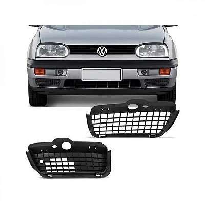 Grade do para choque golf volkswagen de 1995 a 1998 dianteira lado esquerdo alemão