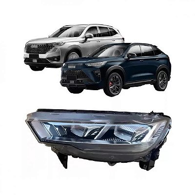 Farol h6 haval de 2023 a 2025 lado esquerdo gt