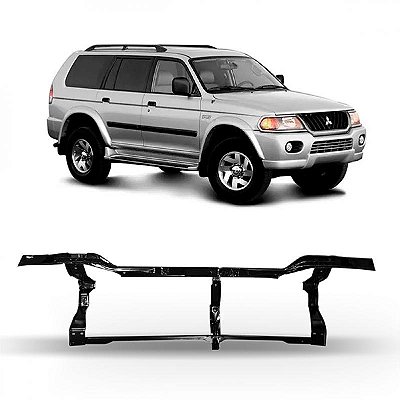 Alma do para choque pajero sport mitsubishi de 2000 a 2004 dianteira