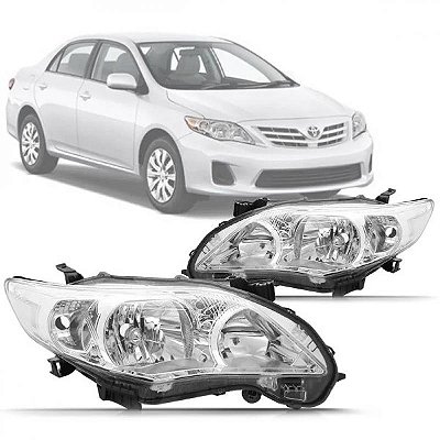 Farol corolla toyota de 2012 a 2013 lado direito manual