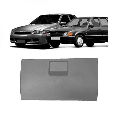 Tampa para porta luvas escort sapão zetec ford cinza
