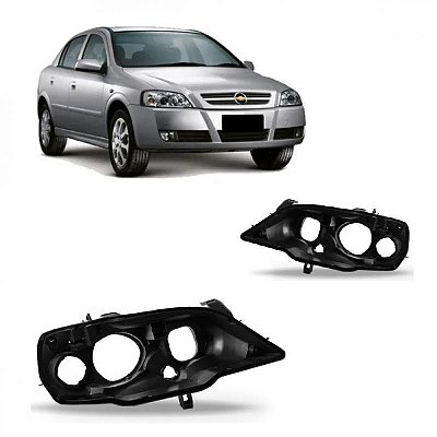 Carcaça do farol astra chevrolet de 2003 a 2012 lado esquerdo
