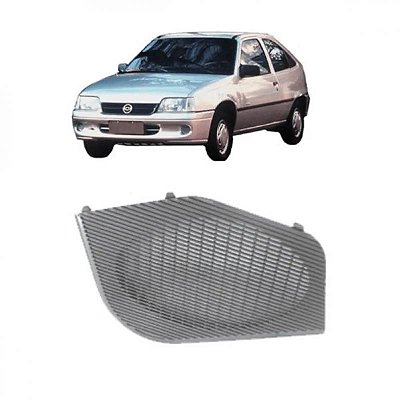 Tela do alto falante kadett e ipanema chevrolet de 1989 a 1998 lado esquerdo dianteiro cinza