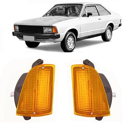 Lanterna corcel ford de 1978 a 1984 lado direito dianteira âmbar