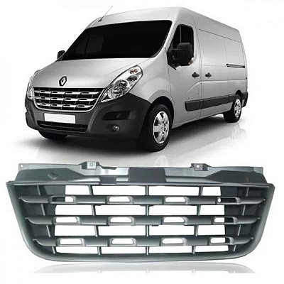 Grade do radiador master renault de 2013 a 2022 cinza
