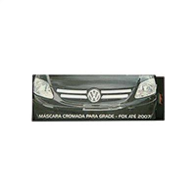 Máscara da grade do radiador fox volkswagen de 2004 a 2009 cromada