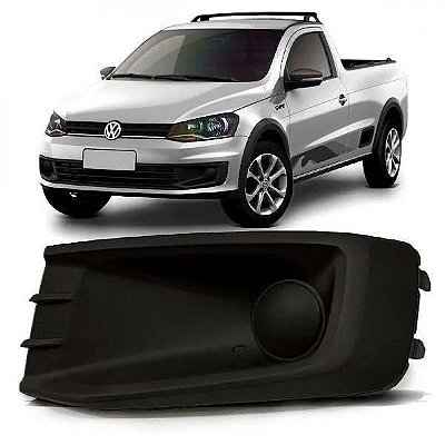 Grade de para choque saveiro volkswagen de 2013 a 2016 lateral lado esquerdo geração seis sem furo