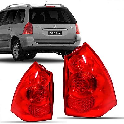 Lanterna 307 peugeot de 2007 a 2012 traseira lado direito station wagon