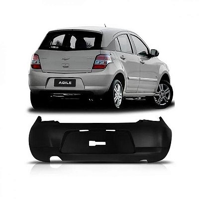 Para choque agile chevrolet de 2009 a 2014 traseiro