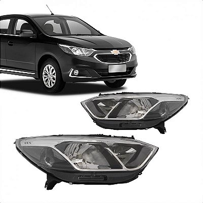 Farol cobalt chevrolet de 2017 a 2020 lado direito manual