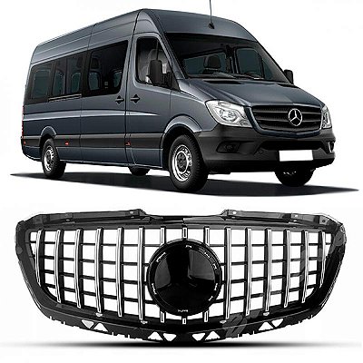Grade do radiador sprinter mercedes benz de 2017 a 2019 cromada