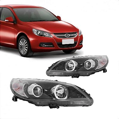 Farol j5 jac de 2011 a 2014 lado esquerdo manual