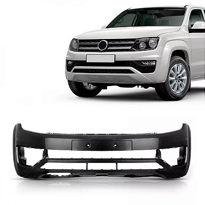 Para choque amarok volkswagen de 2017 a 2024 dianteiro preto sem grade