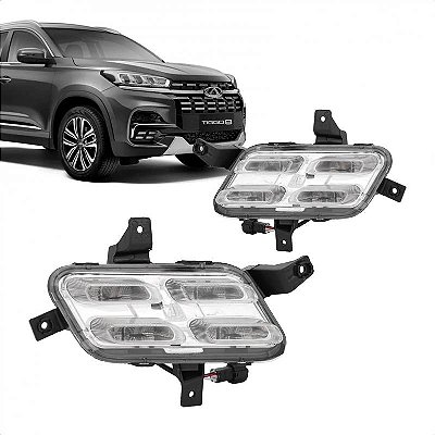 Luz de rodagem diurna tiggo 8 chery de 2021 a 2025 lado direito