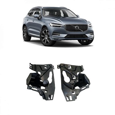 Suporte guia do para choque xc60 volvo de 2018 a 2021 dianteiro lado direito