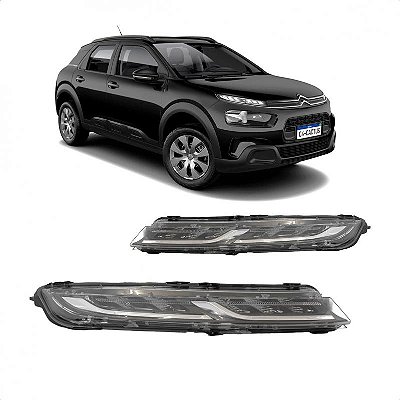 Farol c4 cactus citroën de 2019 a 2024 superior lado esquerdo luz diurna