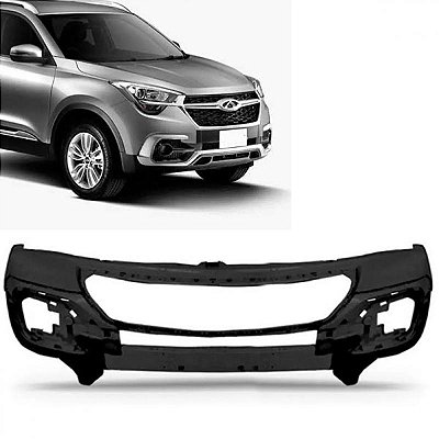 Para choque tiggo 5x chery de 2019 a 2020 dianteiro preto