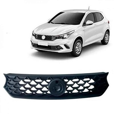 Grade do radiador argo fiat de 2017 a 2020 com logotipo redondo