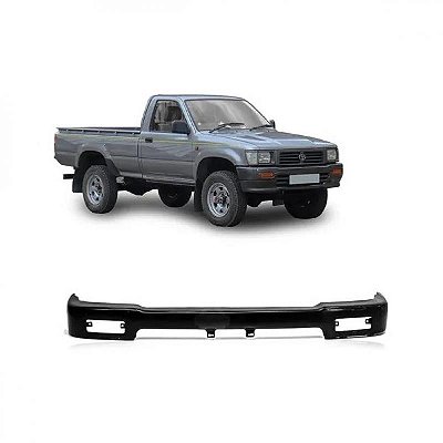 Para choque hilux toyota de 1992 a 2001 dianteiro preto tração quatro por dois
