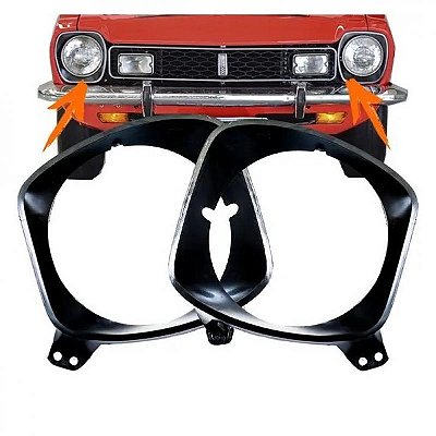 Aro do farol corcel ford de 1974 a 1977 lado direito