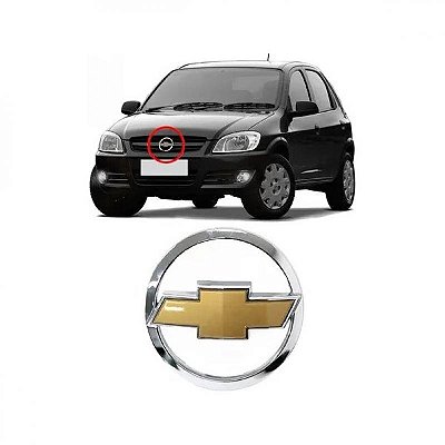 Emblema da grade do radiador celta chevrolet de 2007 a 2011 e prisma chevrolet de 2006 a 2012