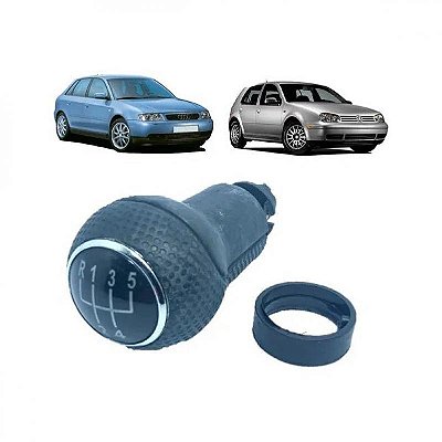 Bola de câmbio a3 audi e golf volkswagen de 1995 a 2006 cromada
