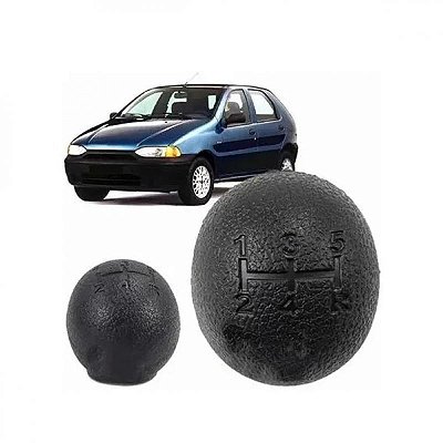 Bola de câmbio palio el fiat de 1996 a 1999 preto 5 marchas