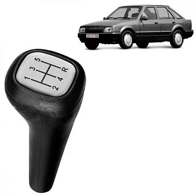 Bola de câmbio escort ford de 1993 a 1996 prata zetec com ré para trás