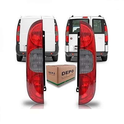 Lanterna doblò fiat de 2009 a 2021 e fiorino fiat de 2014 em diante traseira lado direito fumê com três furos