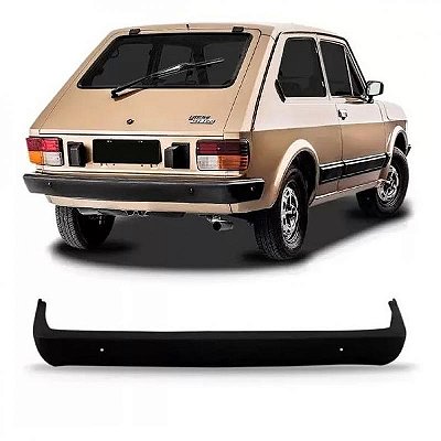 Para choque spazio fiat de 1983 a 1984 traseiro preto