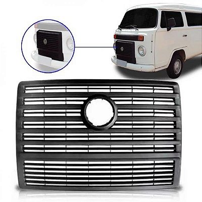 Grade do radiador kombi volkswagen de 2009 a 2013 preta texturizada