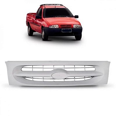 Grade do radiador courier ford de 1996 a 1999 com acabamento em primer